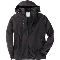Brigg Softshelljacke Brigg Übergrößen Stretch-Softshelljacke schwarz