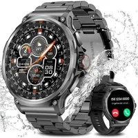 SWGOTA 1000mAh Smartwatch Herren Militärqualität mit Herzfrequenz/SpO2/Schlaf Smartwatch, 1.92''AMOLED-Display Sportuhr Herren mit Blutdruckmessung
