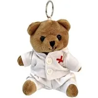 Euro Souvenirs Plüschanhänger Plüsch-Teddy Arzt Schlüsselanhänger (1-St)