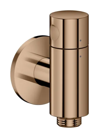 Hansgrohe Wandanschluss Stop AXOR One mit Absperrventil polished red gold, 48781300 48781300