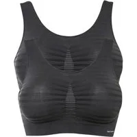 bonprix Bustier (Packung, 2-tlg) ohne Nähte und Verschluss, mit Raffung