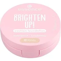 Essence Foundation BRIGHTEN UP! cushion foundation, 3-tlg., flüssige Textur, aufbaubare Deckkraft, wasserfest, aufhellend