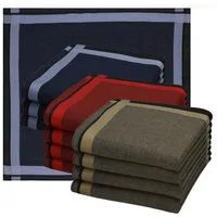Betz Taschentuch 12 Stück Herren Taschentücher Leo 3 40 x 40 cm, 100% Baumwolle