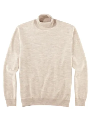 OLYMP - OLYMP Casual Strick hellbeige - Gr. - 3XL