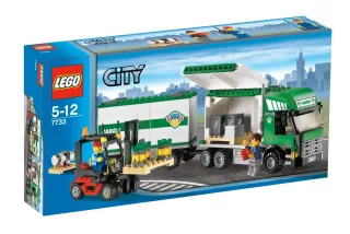 Lego City 7733 - LKW mit Gabelstapler