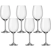 LEONARDO Rotweinglas DAILY, 6-tlg., Kristallglas, (Bordeaux) 640 ml, 6-teilig