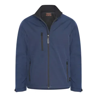 Softshell Zip Jacket Navy von Cappuccino Italia in der farbe Blau und in größe XL.