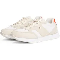 Tommy Hilfiger TH EASY RUNNER Sneaker, Freizeitschuh, Halbschuh, Schnürer, auffälliger Besatz an der Ferse