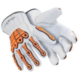 Uvex HexArmor Chrome SLT™ 4060 Schnittschutz-Hitzeschutz-Leder-Im weiß/orange 11 - 6065311