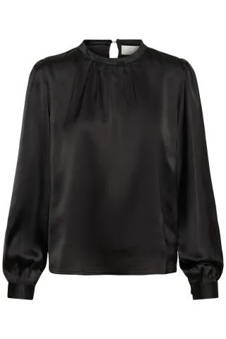 Langarm-Bluse KAamara Langarm-Bluse Regular fit black
