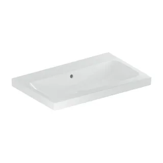 Geberit iCon Light Waschtisch 501835004 75x48cm, ohne Hahnloch, mit Überlauf, weiß KeraTect