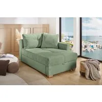 Jockenhöfer Gruppe Recamiere Romeo, B: 164 cm, Liegefl: 90x210 cm, Schlaffunktion, Schlafsofa mit Bettfunktion, Bettkasten & Kissen, Federkern