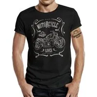GASOLINE BANDIT® T-Shirt im Biker Racer Motorrad Design: Motorcycle Lover