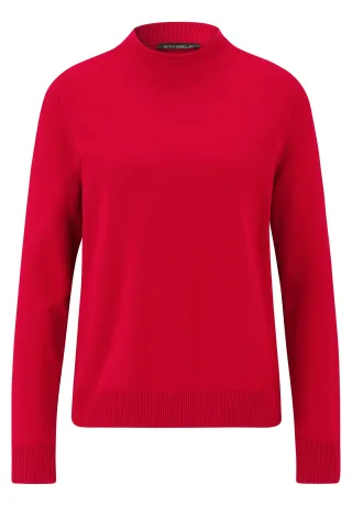 Betty Barclay - Basic-Strickpullover rot - Gr. - 38