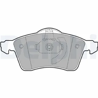 Delphi Bremsbel?ge vorne VW Transporter T4 PR Nr. 1LU LP1092