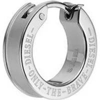 Diesel Single-Creole Schmuck Geschenk Edelstahl Ohrringe EARRING