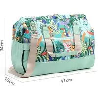 MILK&MOO Wickeltasche Milk&Moo Wickeltasche für Kinderwagen – Groß, Mehrfarbig