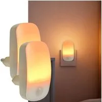 shop'n smile ideoon LED Steckdosenleuchte LED Nachtlicht Stecker mit Bewegungsmelder & Dämmerungssensor, 11 Lm Warmweiss, für Flur, Treppe & Kinderzimmer