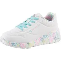 Skechers UNO LITE-LOVELY LUV Sneaker, Schnürschuh mit bedruckter Sohle, Größenschablone zum Download