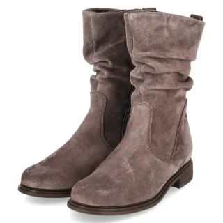 Gabor Slouchy Boots - Gr. 37 - Taupe - Rauleder