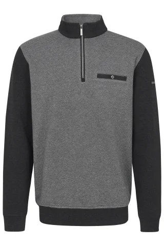 bugatti - Herren Sweatshirt hellgrau - Gr. - L