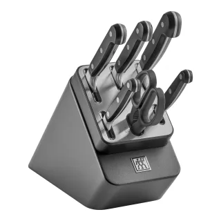 ZWILLING Professional S 7-tlg, Selbstschärfender Messerblock, Anthrazit