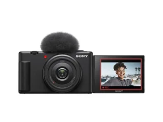 Sony Vlog-Kamera ZV-1F [20.1MP 27-fach opt. Zoom 3"] schwarz