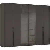 rauch Drehtürenschrank Schrank Garderobe SKAT SHINE Breiten 151/201/251/301cm, Höhe 223/235cm (3 verschiedene Ausstattungen BASIC/CLASSIC/PREMIUM (inkl. SOFT-CLOSE) edle Schrankfront mittig hochwertige Glasrahmentüren MADE IN GERMANY