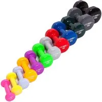 Sport-Knight® Gymnastikhantel Gymnastikhanteln, 2er-Set, Gewichtsstufen 0,5-10 Kg, bodenschonend, (Set, Gewichtsstufen von 0,5 bis 10 kg, Verschiedene Farben je nach Gewicht)