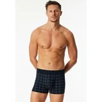 Schiesser Boxershorts Fine Interlock ohne Eingriff, Karo-Muster, Interlock-Qualität