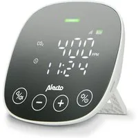 Alecto Raumluft-Qualitätssensor AQ30, (1-St), NDIR-Sensor, Luftfeuchtigkeit, Temperatur, für gesundes Raumklima