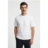 HUGO T-Shirt Nestite mit aufgesetzter Brusttasche, Rundhalsform