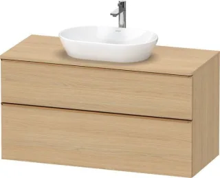 Duravit D-Neo Konsolenwaschtischunterbau wandhängend Natur Eiche Matt 1200x550x664 mm - DE4969004300 DE4969004300000