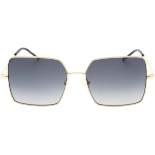 Hugo Boss Dunkelgraue SF-Linsen-Sonnenbrille in Roségold