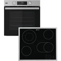 BAUKNECHT Backofen-Set BAKO 760 Steam, mit 1-fach-Teleskopauszug, Hydrolyse, GentleSteam – für ein saftiges Inneres und ein knuspriges Äußeres