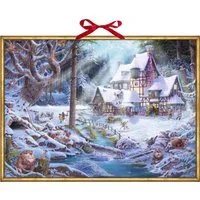 COPPENRATH DIE SPIEGELBURG Adventskalender Weihnachten auf dem Mühlenhof, Wand-Adventskalender
