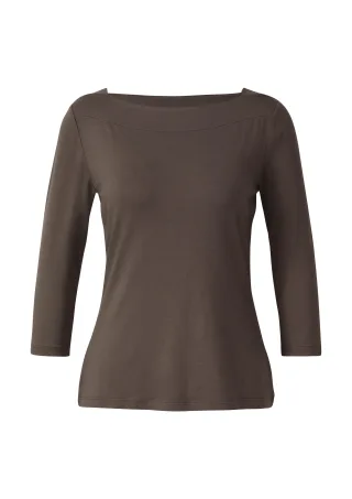 comma - T-Shirt braun - Gr. - 34