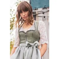MarJo Dirndl Midi Dirndl 2tlg. - ELUISA - moos/silbergrau