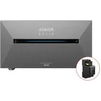 Anker Solaranlage Anker SOLIX Solarbank 2 E1600 AC Speicher 1600Wh mit/ohne Smart Meter, 2000 W, (Set, 1600Wh All-in-One Stromspeicher inkl), LiFePO4, IP65, Mikro-Wechselrichter kompatibel