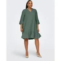 ONLY CARMAKOMA Tunikakleid CARTHYRA LIFE PEPLUM DRESS WVN Sommerkleid