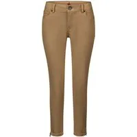 Buena Vista Stoffhose Italy V 7/8 stretch twill - Slim Fit Hose Damen - figurbetont - Braun