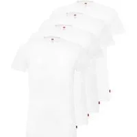 Levi's® Unterziehshirt Crew Neck Cotton Stretch T-Shirts (4-St) mit Rundhalsausschnitt