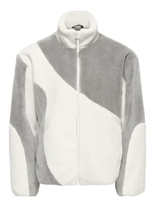 ONLY&SONS - ONSSILAS SHERPA JACKET OTW Ultimate Grey - Gr. - XL