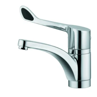 Kludi Medi-Care Küchenarmatur 349080534 Care-Hebel, schwenkbarer Auslauf, chrom