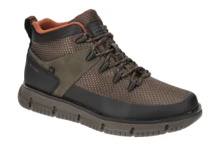Bugatti Mid-Sneaker 321-AC231-6900 in Braun-Dark Green - Wasserdichte Herrens...