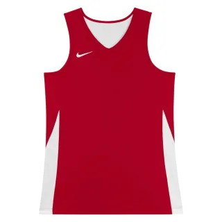 Nike - Basketball-Trikot für Herren, wendbar (Universitäts-Rot/Weiß)