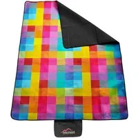 Picknickdecke Outdoor-Campingdecke, 140 cm x 180 cm Tundra, normani, Wasserdichte Unterseite - Fleece Oberseite Sommerdecke Outdoordecke