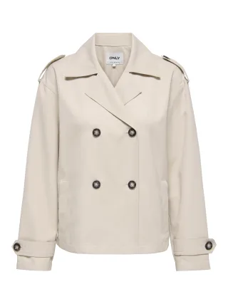 ONLY - ONLHANNAH SHORT LIFE TRENCHCOAT OTW Humus - Gr. - XL