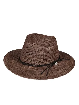 Barts - Raffia-Fedora-Hut Beige - Gr. - M