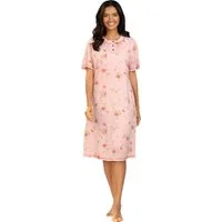 comtessa Nachthemd Damen-Nachthemd Single-Jersey Blumen